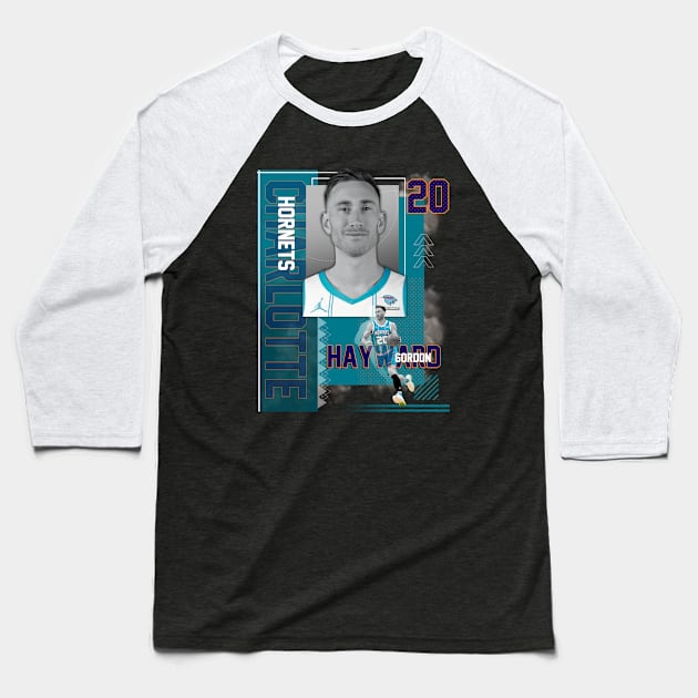 Charlotte Hornets Gordon Hayward 20 Baseball T-Shirt by today.i.am.sad